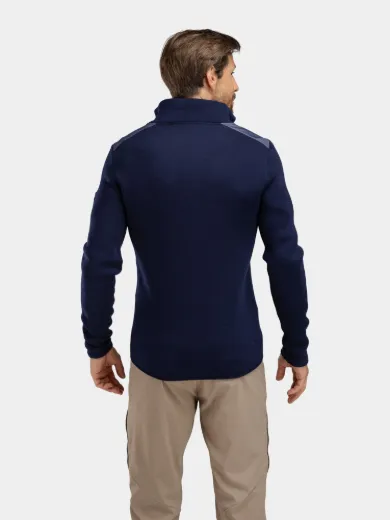 Bilde av WoolLand Sogndal Men Fleece Jacket Blue Ink
